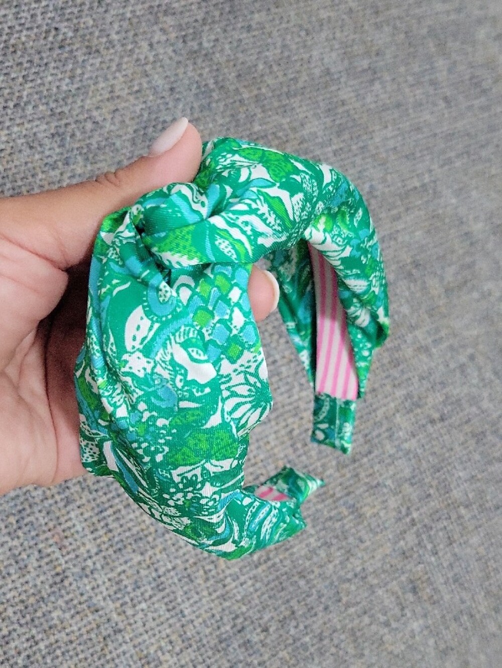 LILLY PULITZER Twist Headband in Safari Sangria - Picture 5 of 10
